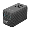 Сетевое зарядное устройство Powerology GaN 170W 4-Ports Fast Charging + AC, Черный Сетевое зарядное устройство Powerology GaN 170W 4-Ports Fast Charging + AC, Черный