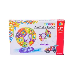 Магнитный конструктор Magic 8892, 112 деталей, от 3 лет, разноцветный Магнитный конструктор Magic 8892, 112 деталей, от 3 лет, разноцветный
