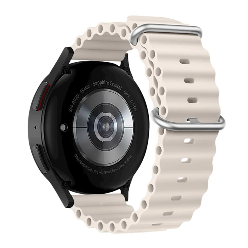 Ремешок Hoco WH01 Flexible Series для Samsung/Huawei/Xiaomi/Vivo/OPPO 22 мм Beige Ремешок Hoco WH01 Flexible Series для Samsung/Huawei/Xiaomi/Vivo/OPPO 22 мм Beige