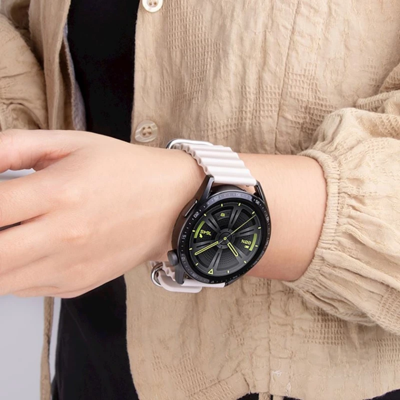 Ремешок Hoco WH01 Flexible Series для Samsung/Huawei/Xiaomi/Vivo/OPPO 22 мм Beige Ремешок Hoco WH01 Flexible Series для Samsung/Huawei/Xiaomi/Vivo/OPPO 22 мм Beige