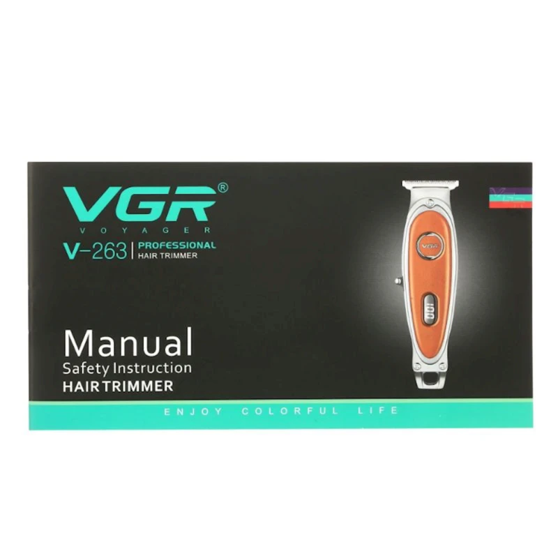 Машинка для стрижки волос VGR V-263 Orange