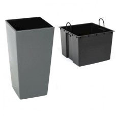 Dibçək Lamela Finezja 40х40х75 sm, plastik, boz
