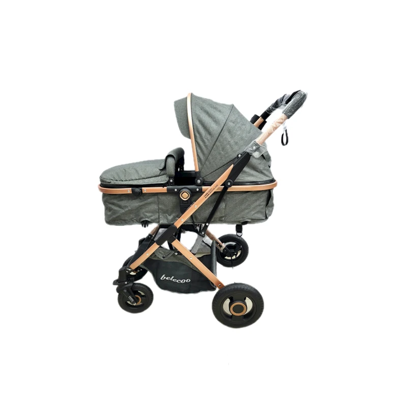 Детская коляска Belecoo 321, серая
