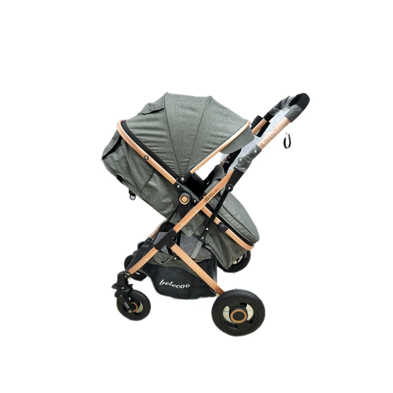 Детская коляска Belecoo 321, серая