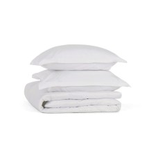 Yataq dəsti Askona Home Collection 1125, yorğan üzləri 200х220 sm, yastıq üzləri 50х70 sm, avro, satin, белый снег