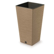 Küpə Prosperplast ME-SH300W, 29.5x29.5x55 sm, 35 l, plastik/taxta, qəhvəyi
