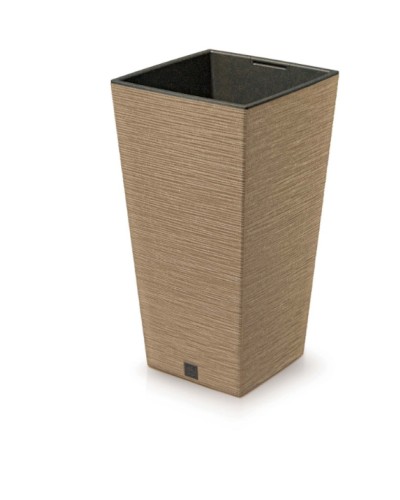 Küpə Prosperplast ME-SH300W, 29.5x29.5x55 sm, 35 l, plastik/taxta, qəhvəyi