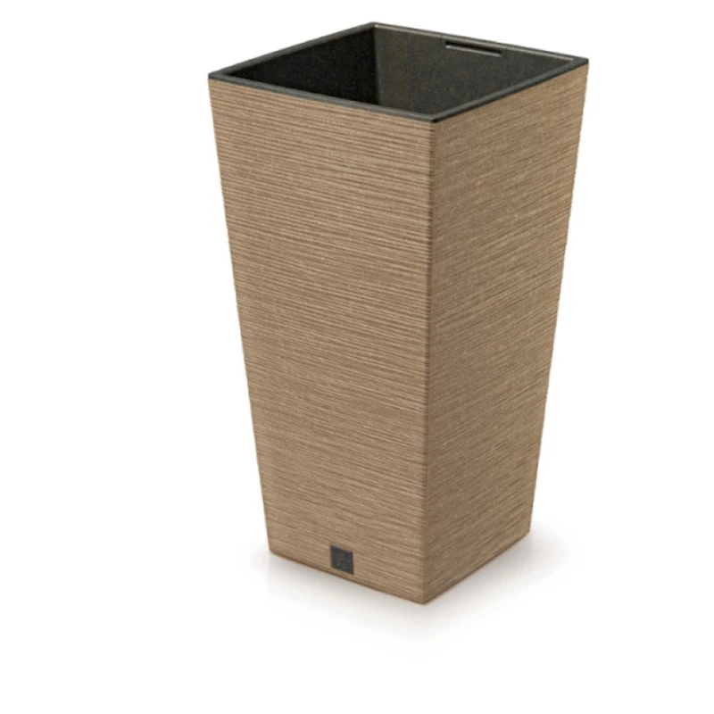 Küpə Prosperplast ME-SH300W, 29.5x29.5x55 sm, 35 l, plastik/taxta, qəhvəyi Küpə Prosperplast ME-SH300W, 29.5x29.5x55 sm, 35 l, plastik/taxta, qəhvəyi