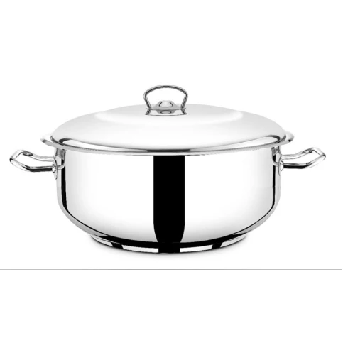 Кастрюля Oncu Celik Karnıyarık SAAS-ONDYQCL28, нержавеющая сталь, серебристый, 28 см Кастрюля Oncu Celik Karnıyarık SAAS-ONDYQCL28, нержавеющая сталь, серебристый, 28 см