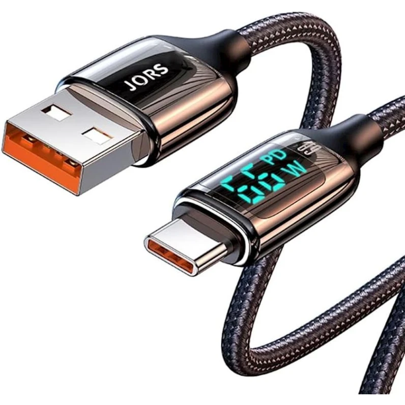 Кабель USB 6A Fast Charging USB to Type-C Black