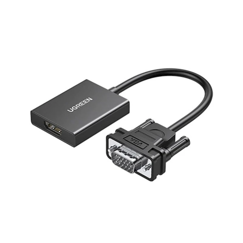 Адаптер Ugreen VGA to HDMI CM513 50945 Адаптер Ugreen VGA to HDMI CM513 50945