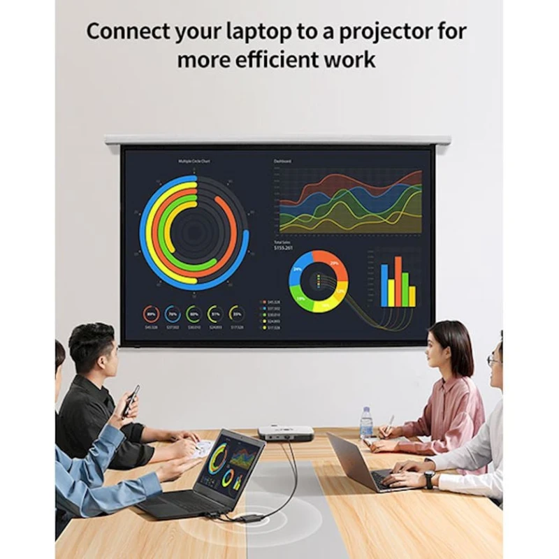 Адаптер Ugreen VGA to HDMI CM513 50945 Адаптер Ugreen VGA to HDMI CM513 50945