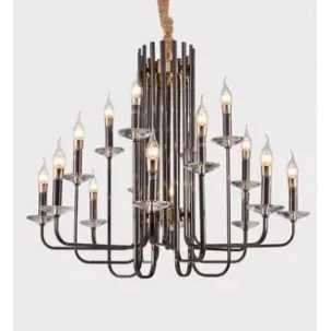 Люстра подвесная Gold Therm Aylex 348/66 BK-CH Люстра подвесная Gold Therm Aylex 348/66 BK-CH