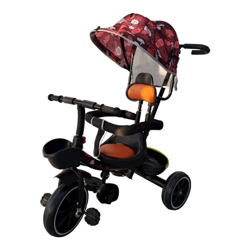 Üçtəkərli uşaq velosipedi 1200 Qara