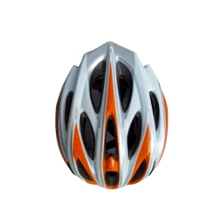 Velosiped dəbilqəsi 1001380, boz/narıncı