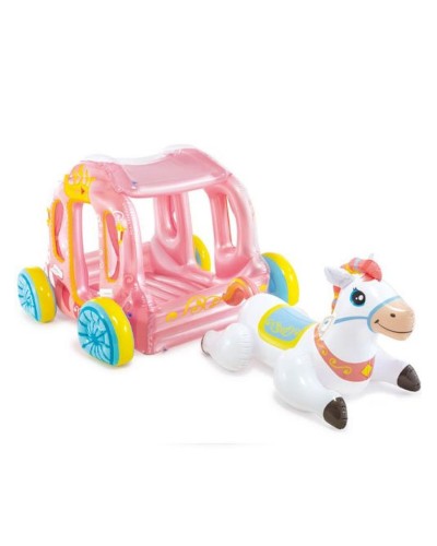 Şişmə oyun mərkəzi Intex 56514 Şahzadə arabası 145x135x104 sm