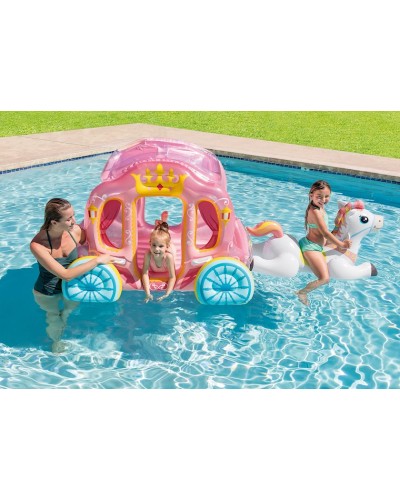 Şişmə oyun mərkəzi Intex 56514 Şahzadə arabası 145x135x104 sm