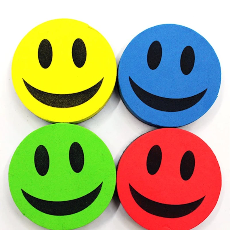 Ластик для белой доски Smiling Face, 90 мм, магнитный, товар в ассортименте Ластик для белой доски Smiling Face, 90 мм, магнитный, товар в ассортименте