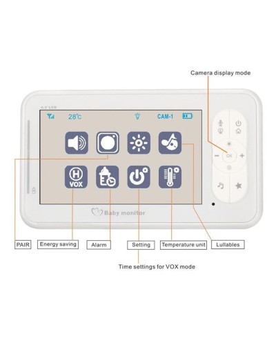 Videodayə Digital Wireless Baby Monitor