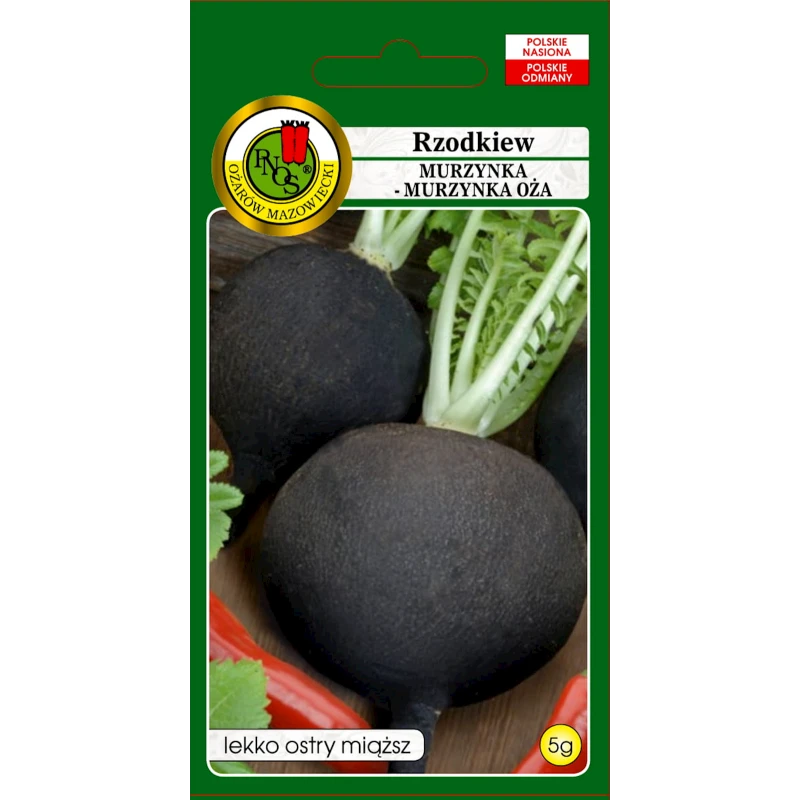 Tərəvəz toxumları PNOS Turp Black Murzynka 5 q