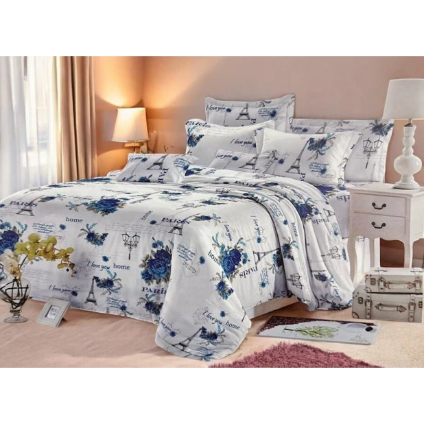 Комплект постельного белья Luxe Cotton Lu-xe-000476 пододеяльник 160х240 см, простыня 160х220 см, наволочки 50x70 см, односпальный, сатин, разноцветный Комплект постельного белья Luxe Cotton Lu-xe-000476 пододеяльник 160х240 см, простыня 160х220 см, наволочки 50x70 см, односпальный, сатин, разноцветный