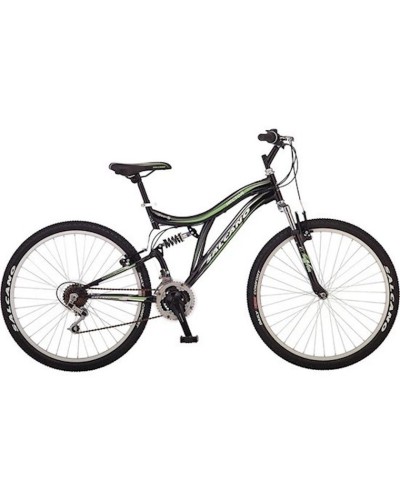 Dağ velosipedi Salcano Hector 26'', uniseks, yaşıl/qara, polad, 18 kq