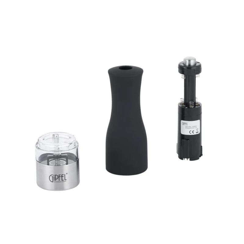 Elektrik ədviyyat dəyirmanı Gipfel Castle 50660, işıqlandırma ilə, 19.5 sm, qara Elektrik ədviyyat dəyirmanı Gipfel Castle 50660, işıqlandırma ilə, 19.5 sm, qara