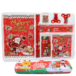 Детский набор канцелярии Merry Christmas, 10 предметов Детский набор канцелярии Merry Christmas, 10 предметов