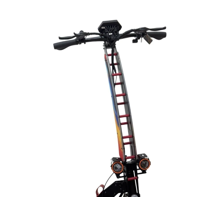 Elektrik skuter X9 M5872, qara/rəngbərəng