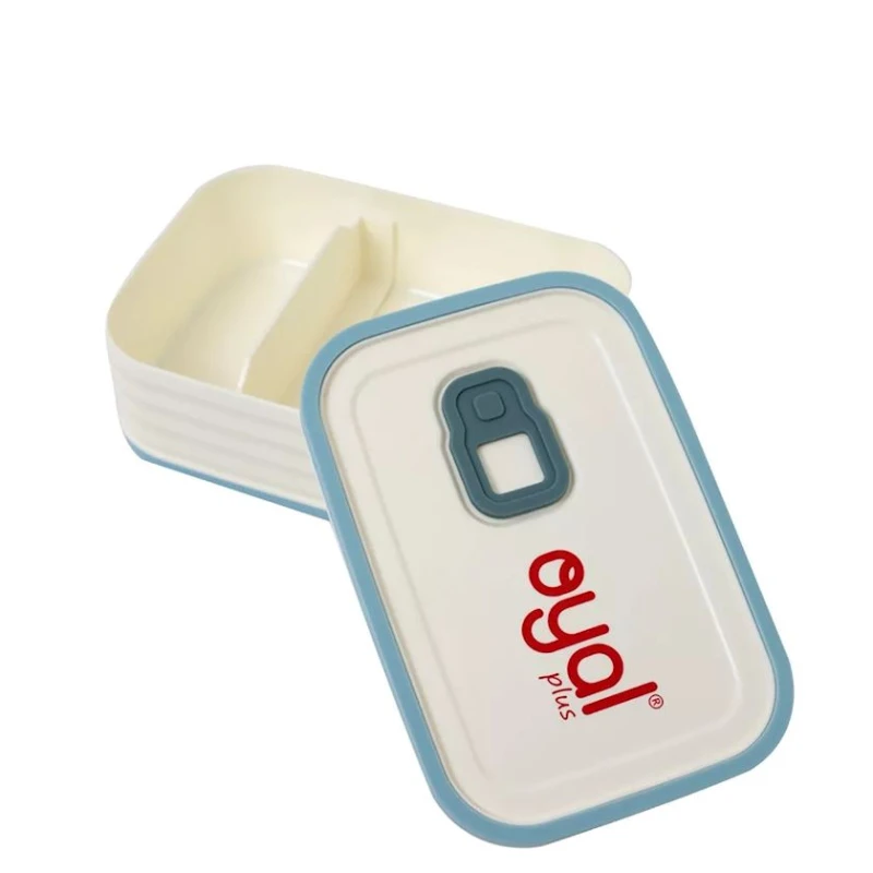 Термо ланч-бокс Oyal Plus i-9585, 580 мл, голубой