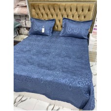 Dəst MiraNova SF-803, ikinəfərlik, göy, örtük 250х250 sm, yastıq 60х80 sm/2 əd