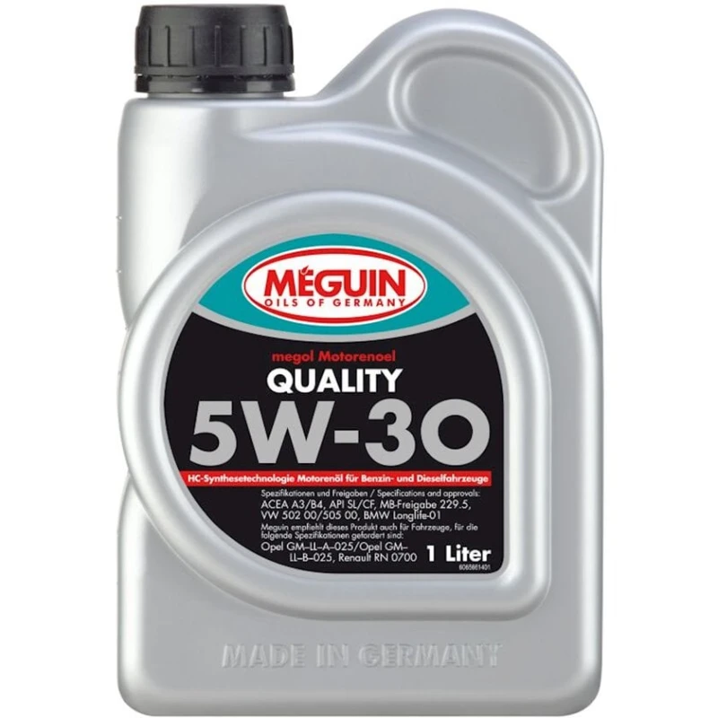 Моторное масло Meguin Quality 5W-30, 1 л