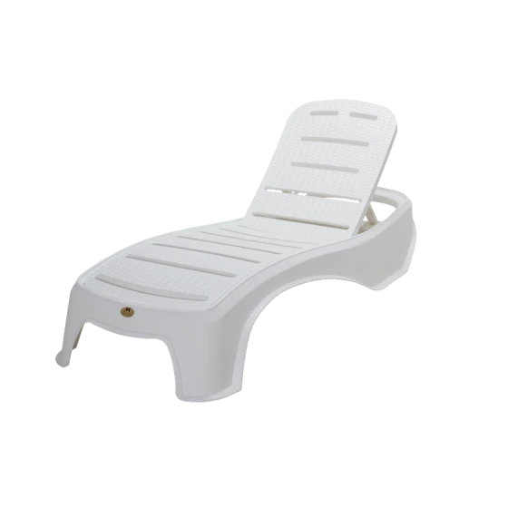 Шезлонг Titan Rattan SP_6168, 72x200x34 см, белый Шезлонг Titan Rattan SP_6168, 72x200x34 см, белый