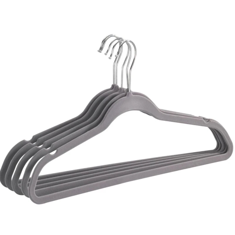 Набор вешалок Wenko, 45x0.4x23.5 см, пластик, 5 шт, серый Набор вешалок Wenko, 45x0.4x23.5 см, пластик, 5 шт, серый