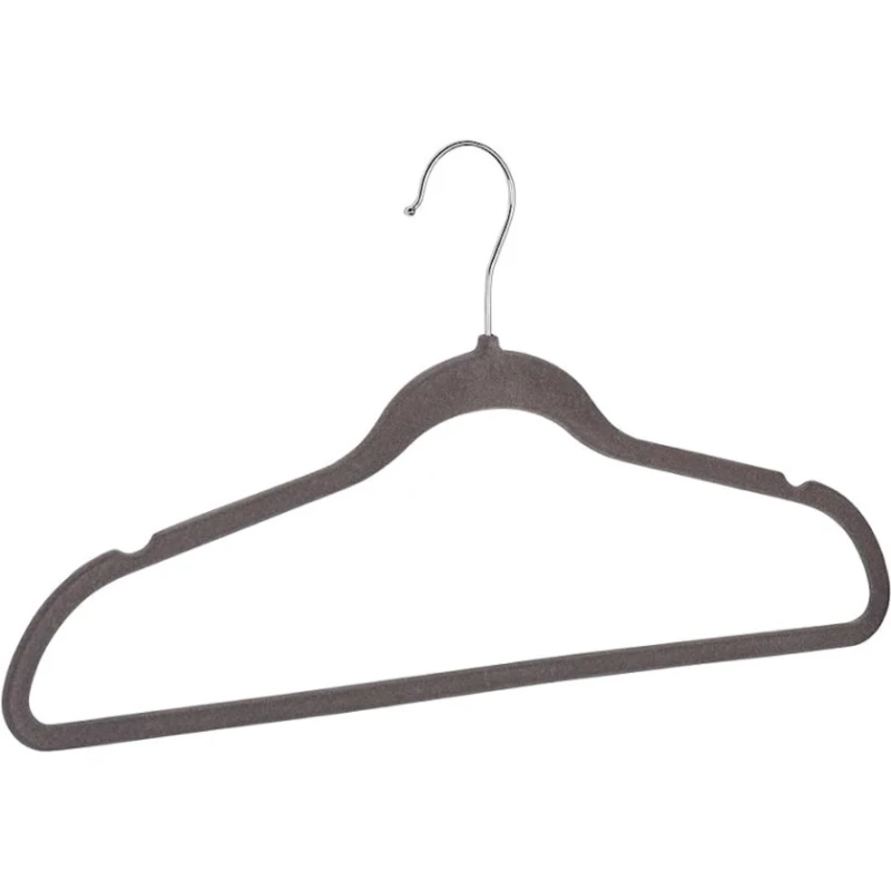 Набор вешалок Wenko, 45x0.4x23.5 см, пластик, 5 шт, серый Набор вешалок Wenko, 45x0.4x23.5 см, пластик, 5 шт, серый