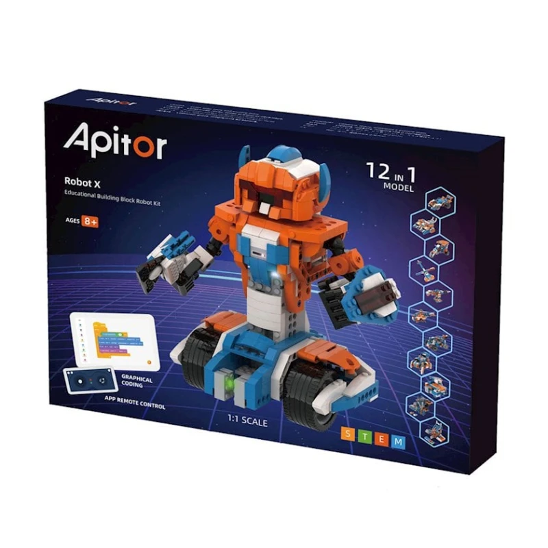 Конструктор Apitor Robot X 2AS4DR05A 600 шт