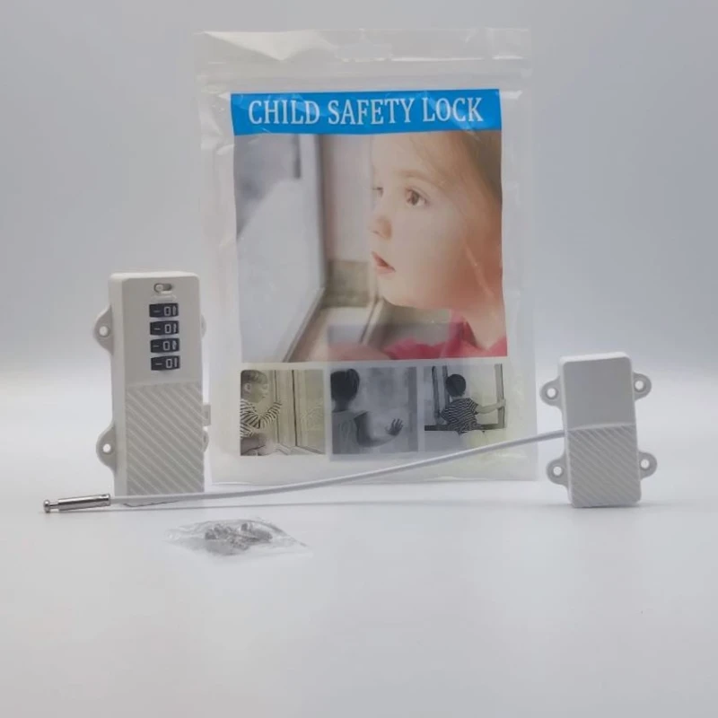 Qapı və pəncərə tutacağı kilidi Child Safety ağ