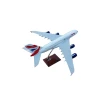 Декоративная модель самолета British Airways, белый, 47x44x22 см Декоративная модель самолета British Airways, белый, 47x44x22 см