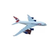 Декоративная модель самолета British Airways, белый, 47x44x22 см Декоративная модель самолета British Airways, белый, 47x44x22 см