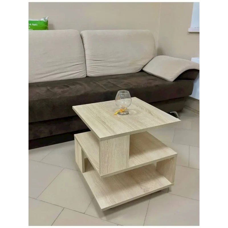 Журнальный столик, 45x45x46.5 см, ЛДСП, сомонна Журнальный столик, 45x45x46.5 см, ЛДСП, сомонна