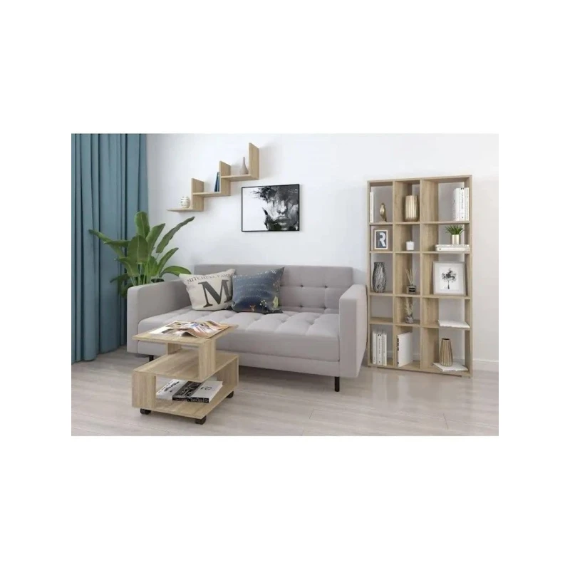 Журнальный столик, 45x45x46.5 см, ЛДСП, сомонна Журнальный столик, 45x45x46.5 см, ЛДСП, сомонна