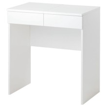 Makiyaj masası IKEA Brimnes, LDSP, ağ, 70x42x77 sm