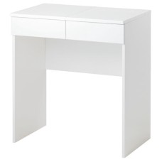 Makiyaj masası IKEA Brimnes, LDSP, ağ, 70x42x77 sm