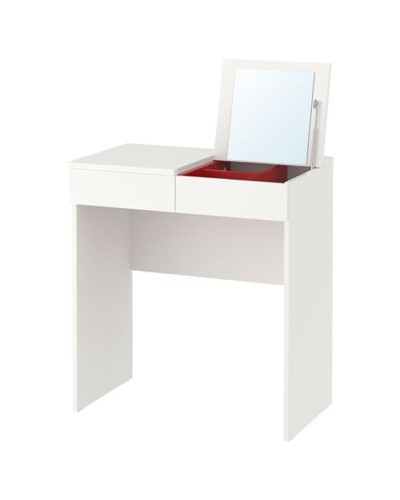 Makiyaj masası IKEA Brimnes, LDSP, ağ, 70x42x77 sm