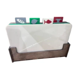 Набор кухонных досок, разноцветные, 4 шт Набор кухонных досок, разноцветные, 4 шт