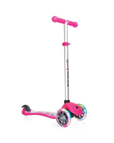 Samokat-kikbord Globber My Fantasy Liberty-03, uşaqlar üçün, 3 yaşdan, çəhrayı