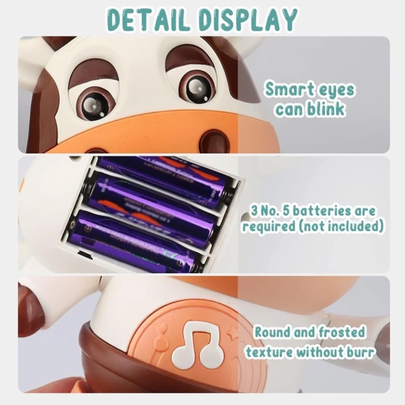 Rəqs edən inək RS-9021C, ağ/qəhvəyi Rəqs edən inək RS-9021C, ağ/qəhvəyi