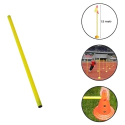 Препятствие для тренировок 50462ES, желтое, 150 см