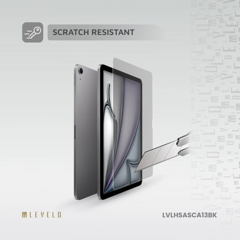 Защитное стекло Levelo High Silicone Aluminum Glass Privacy для iPad 13