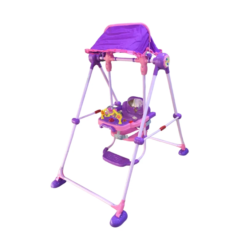 Детские качели BS-501, 133x82x135 см, сиреневые Детские качели BS-501, 133x82x135 см, сиреневые